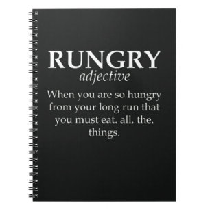 Funny Running Geschenke Runner Sprichwort Marathon Notizblock