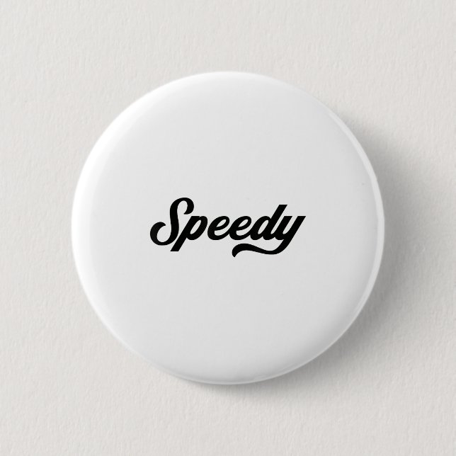 Funny Running Geschenke Speedy , Uni-Erwachsene, B Button (Vorderseite)