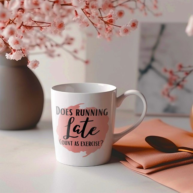 Funny Running Late Kaffeetasse (Von Creator hochgeladen)