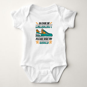 Funny Running Quote - Meine Schuhe Rett Baby Strampler