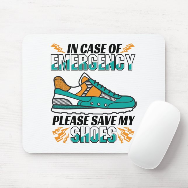 Funny Running Quote - Meine Schuhe Rett Mousepad (Mit Mouse)