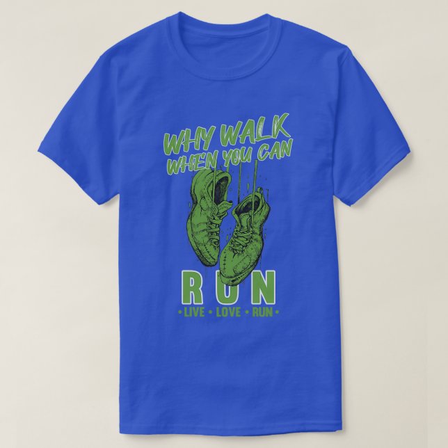Funny Running Redewendungen T-Shirt (Design vorne)
