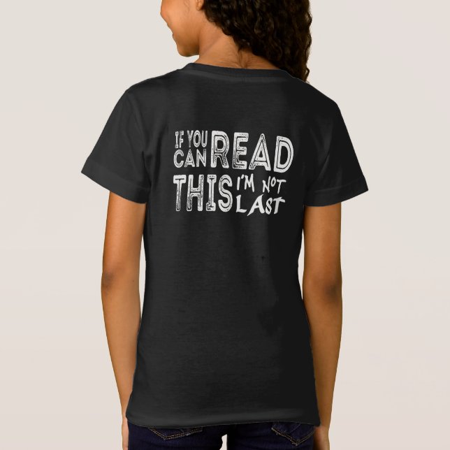 Funny Running Slow Runner - nicht zuletzt Zitat T-Shirt (Rückseite)