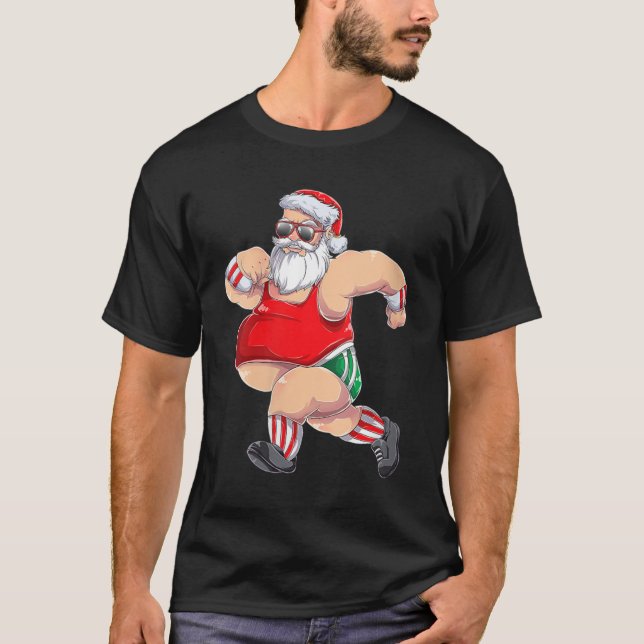 Funny Running Weihnachten Geschenk Run Joggen Mar T-Shirt (Vorderseite)