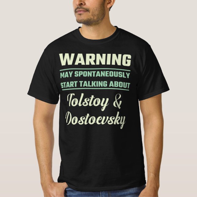 Funny Russian Literatury Lover T - Shirt (Vorderseite)