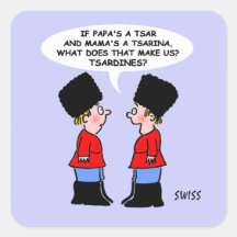 Funny Russian Tsardines Sardines Feinschmecker