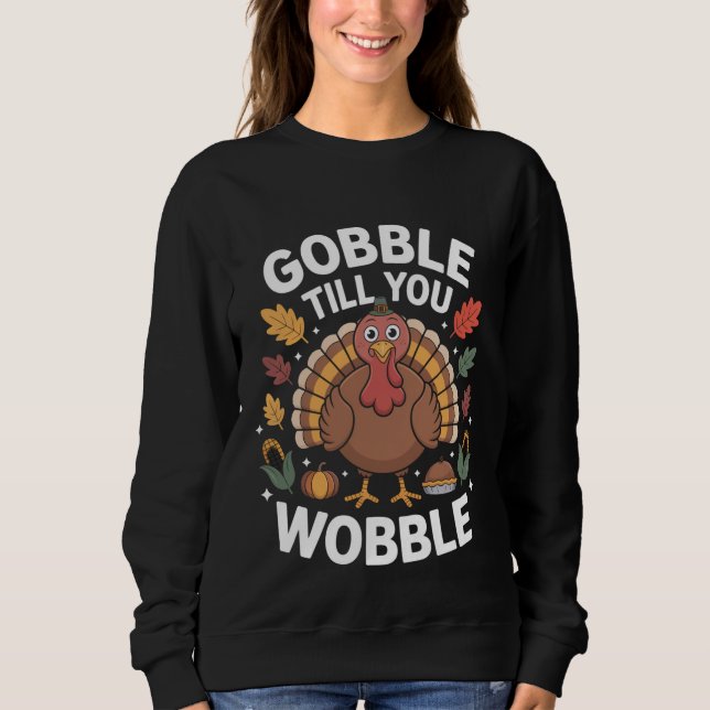 Funny Rustic Farmhouse Erntedank Sweatshirt (Vorderseite)