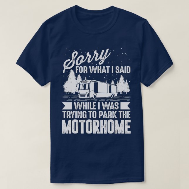 Funny RV Camping's Men Camp Parkplatz Motorhom T-Shirt (Design vorne)