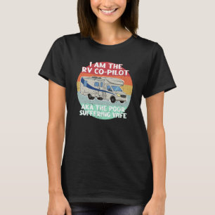 Funny RV Motorhome Co-Pilot Geschenk für Ehefrau T-Shirt