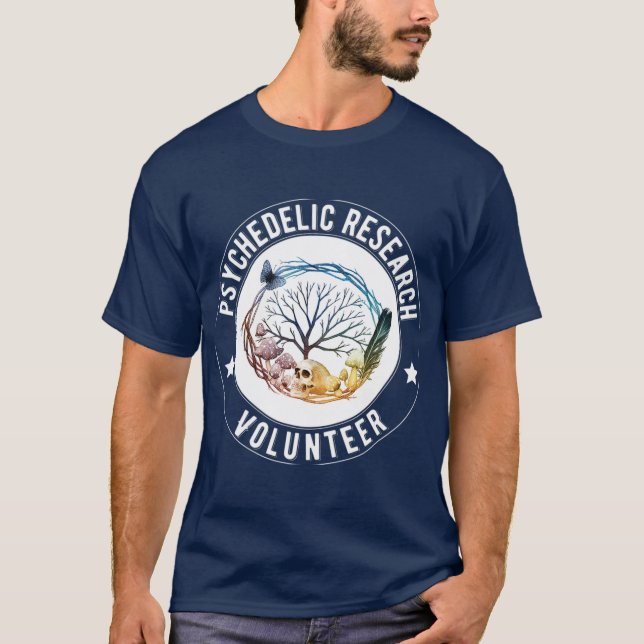 Funny s About Psilocybin Psychedelic Research T-Shirt (Vorderseite)