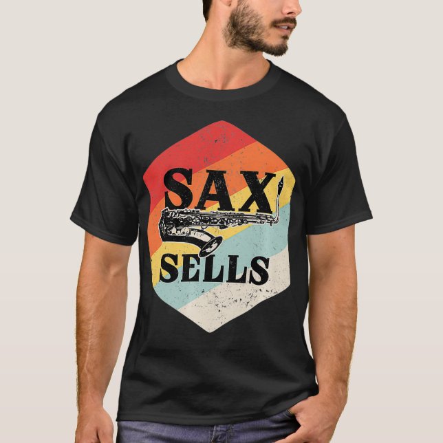 Funny Sa verkauft Saophone Player Marketing Specia T-Shirt (Vorderseite)