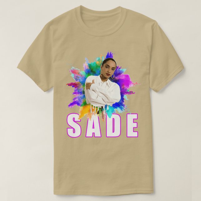 Funny Sade Schöne Farben Sade Chemise Sade Beau T-Shirt (Design vorne)