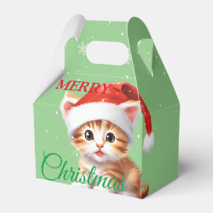 Funny Safari Tiere Cat Weihnachtskostüm Geschenkschachtel