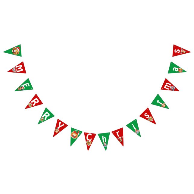 Funny Safari Tiere Hippo Weihnachts Kostüm Wimpelkette (Alle)