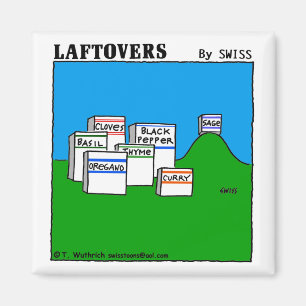 Funny Sage Gewürze Gewürze Laftovers Feinschmecker Magnet