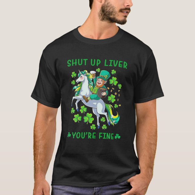 Funny Saint Patrick's Day St Patrick Party Geschen T-Shirt (Vorderseite)
