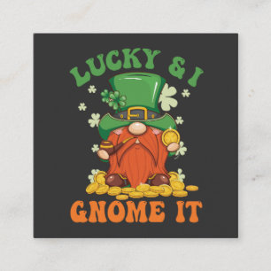 Funny Saint Patrick's Lucky und ich werde es irisc Begleitkarte