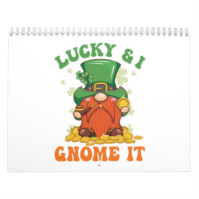 Funny Saint Patrick's Lucky und ich werde es irisc Kalender (Titelbild)