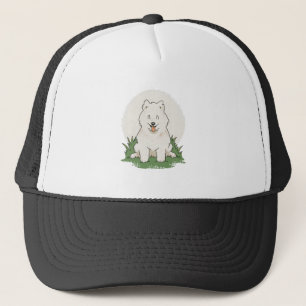 Funny Samoyed Dog Truckerkappe