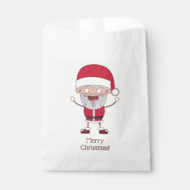 Funny Santa benutzerdefinierter Text Gefälligkeits Geschenktütchen