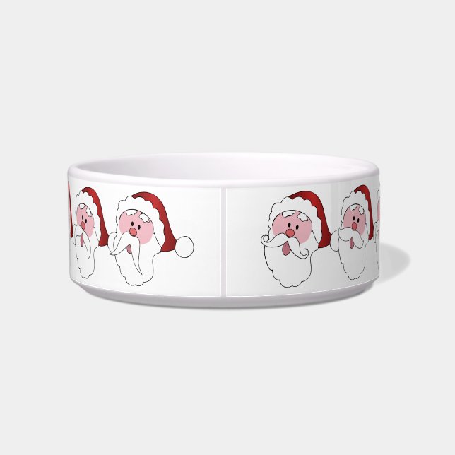 Funny Santa Bratschalen Napf (Rückseite)