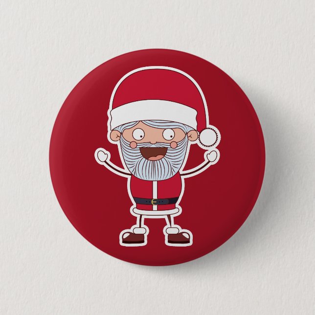 Funny Santa Buttons (Vorderseite)
