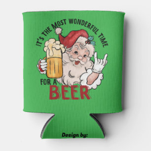 Funny Santa Can Cooler zu Weihnachten Dosenkühler