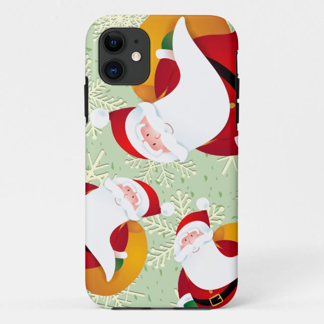 Funny Santa Claus, iPhone-Fall Case-Mate iPhone Hülle (Rückseite)