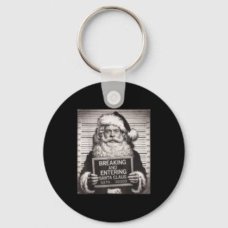 Funny Santa Claus Mugshot Christmas – Santa Xmas  Schlüsselanhänger