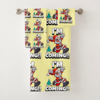 Funny Santa Claus Pattern Humorale Weihnachten
