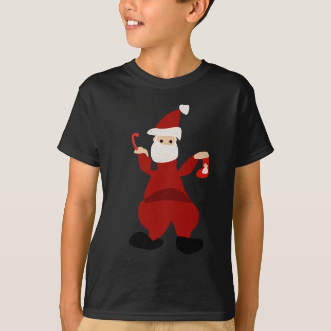 Funny Santa Claus T-Shirt (Vorderseite)