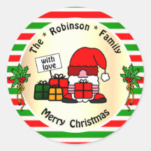 Funny Santa Claus Traditionelles, farbiges Weihnac