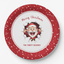 Funny Santa Claus Weihnachts-Party Red White