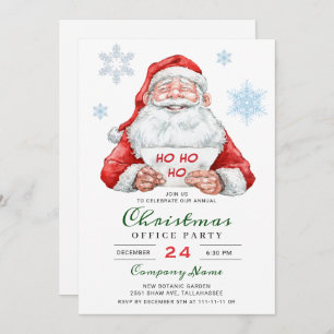 Funny Santa Corporate Weihnachten Weihnachten Part Einladung