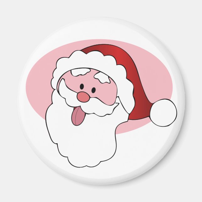 Funny Santa Custom-Magnet Magnet (Vorne)