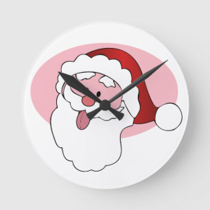 Funny Santa Custom Wall Uhr