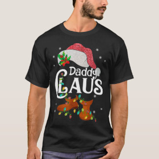 Funny Santa Daddy Claus Weihnachten Familiengesche T-Shirt