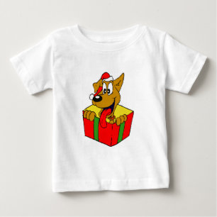 Funny Santa Doggy T - Shirt