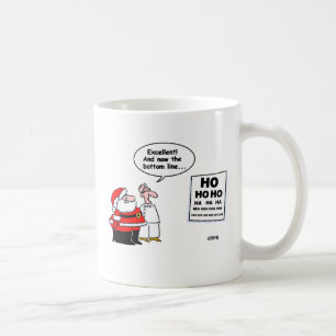 Funny Santa Eye Doctor Tasse