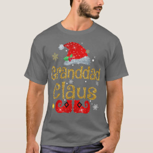 Funny Santa Granddad Claus Weihnachts Matching Fam T-Shirt