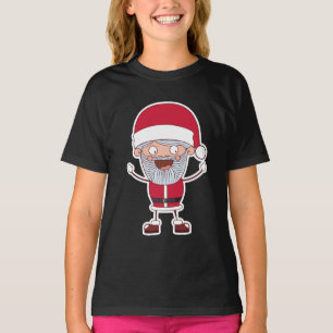 Funny Santa individuelle Name Kleidung T-Shirt