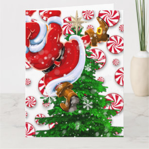 Funny Santa Karte