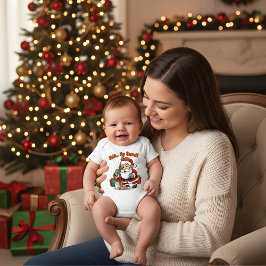 Funny Santa Kids Jersey | Cookie Thief Christmas O Baby Strampler