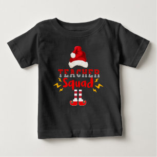 FUNNY SANTA LEHRER SQUAD - CHRISTMAS FUN BABY T-SHIRT
