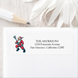 Funny Santa Merry Laxmas Lacrosse Christmas Return