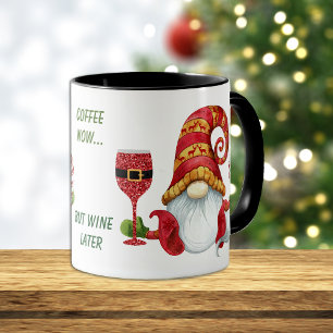 Funny Santa Party Gnome Tasse