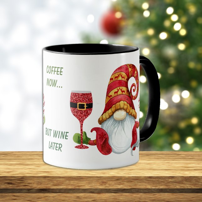 Funny Santa Party Gnome Tasse (Von Creator hochgeladen)