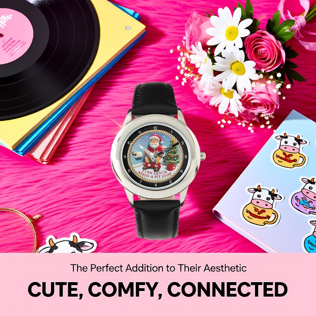 Funny Santa Pit Stop Toilet  Armbanduhr (Von Creator hochgeladen)