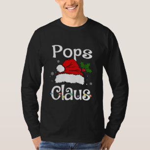 Funny Santa Pops Claus Weihnachts-Matchfamilie  T-Shirt