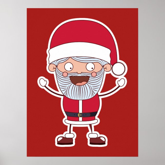 Funny Santa poster (Vorne)